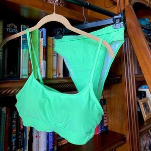 High waisted neon suit S/M